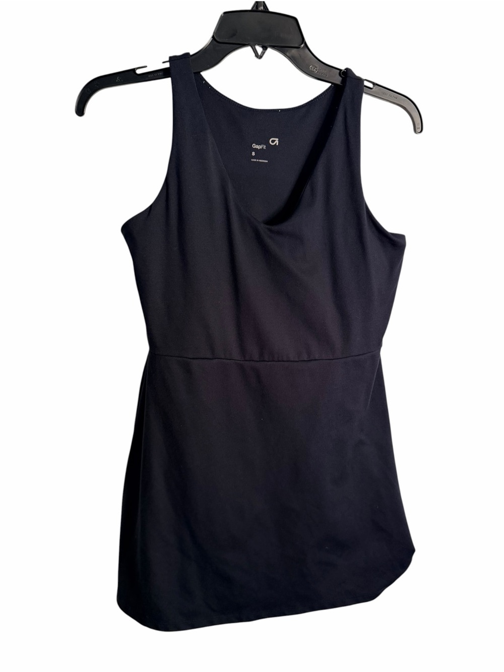 GAP Black Sleeveless Fit-and-Flare Dress